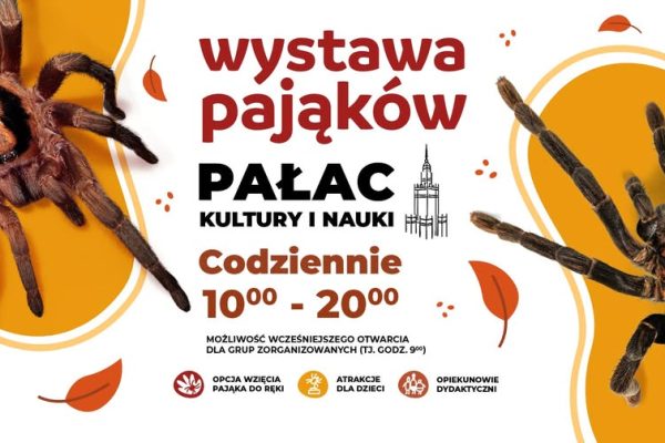 Wystawa Pająków w Pałacu Kultury i Nauki