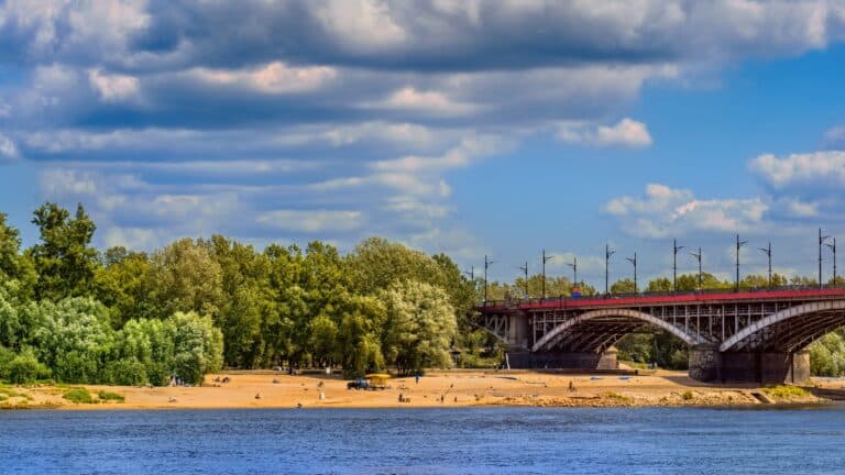 plaże nad Wisłą w Warszawie