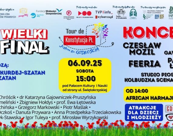 V Wielki Finał Tour de Konstytucja „Jestem za GODNOŚCIĄ”