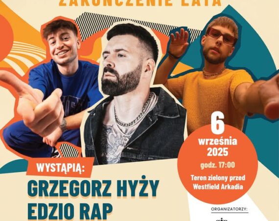 Zakończenie Lata 2025 – koncertowy finał wakacji przed Westfield Arkadia