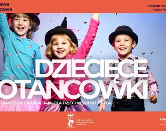 Dziecięce potańcówki – zabawa taneczna połączona z animacjami dla dzieci w wieku 3-10 lat