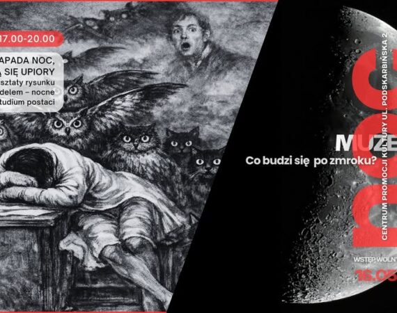 Noc Muzeów w CePeKu: Warsztaty Rysunku z modelem – nocne studium postaci