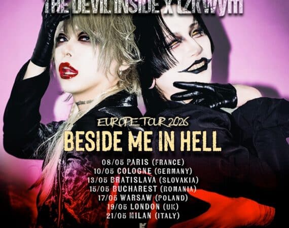 The Devil Inside × tzkwym Europe Tour 2026 “Beside Me in Hell”
