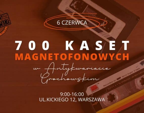 700 kaset magnetofonowych w Antykwariacie Grochowskim