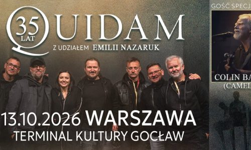 35 lat Quidam - Trasa jubileuszowa z udziałem Emilii Nazaruk i Colina Bassa (CAMEL)