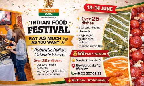 Festiwal Kuchni Indyjskiej | 20 urodziny Namaste India