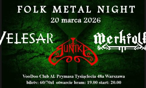Folk Metal Night - Velesar, Runika, Merkfolk