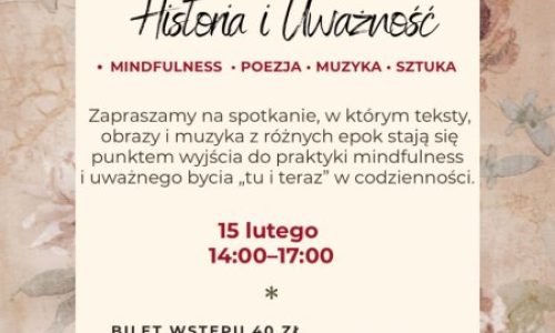 Historia i Uważność, warsztaty mindfulness