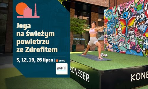 Joga na świeżym powietrzu ze Zdrofitem w Koneserze