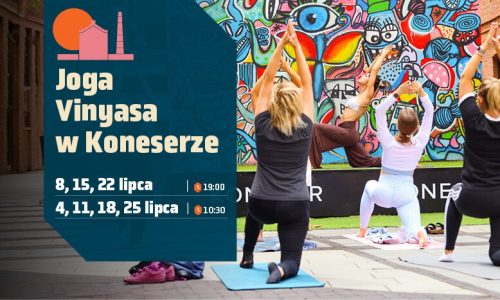 Joga o zachodzie słońca w Koneserze | środy 19:00