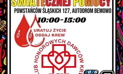 KrwioOrkiestra jak zwykle na MotoOrkiestrze !! Zapraszamy serdecznie na naszą akcję na Bemowo. Zaczynamy wcześniej, bo już o godziny 10. Zachęcamy do przybycia już na początku poboru aby uniknąć kolejek. Krew będzie można oddać do godziny 15! Pamiętajcie o zabraniu ze sobą dowodów tożsamości!! Możesz oddać krew: jeżeli jesteś w wieku od 18 do 65 roku życia i ważysz co najmniej 50 kilogramów, jeżeli w ciągu ostatnich 6 miesięcy nie wykonano u ciebie akupunktury, tatuażu, przekłucia uszu lub innych części ciała, jeżeli w ciągu ostatnich 6 miesięcy nie miałeś wykonanych diagnostycznych badań i zabiegów endoskopowych (gastroskopii, panendoskopii, arthroskopii, laparoskopii) jeżeli w ciągu ostatnich 6 miesięcy nie byłeś leczony krwią i jej składnikami nie mogą oddawać krwi osoby odbywające karę pozbawienia wolności i w okresie 6 miesięcy po opuszczeniu zakładu karnego, osoby, które przebywały w Afryce Środkowej i Zachodniej oraz Tajlandii mogą oddać krew po 6 miesiącach od powrotu, jeżeli nie zauważyły u siebie żadnych objawów chorobowych, nie wolno oddawać krwi podczas ciąży i w okresie karmienia piersią oraz: 6 miesięcy po porodzie, 3 miesiące po zaprzestaniu karmienia piersią, 6 tygodni po poronieniu, możesz oddać krew po 6 miesiącach po zabiegach chirurgicznych, można oddać krew 4 tygodnie od czasu wyzdrowienia po przebyciu choroby zakaźnej, po przebyciu grypy, zakażenia grypopochodnego lub infekcji z gorączką powyżej 38 °C krew można oddać co najmniej 2 tygodnie od czasu ustąpienia objawów i wyzdrowienia, krew można oddać 2 tygodnie po zakończeniu leczenia antybiotykami, nie należy oddawać krwi w okresie miesiączkowania i 3 dni po zakończeniu miesiączki, należy wstrzymać się z oddawaniem krwi 7 dni po usunięciu zęba, 24 godziny po leczeniu zachowawczym u stomatologa krew można oddać po 48 godzinach po szczepieniu przeciwko grypie i żółtaczce oraz po podaniu anatoksyny przeciwtężcowej. Przyjmowanie leków antykoncepcyjnych, leków hormonalnych stosowanych w okresie menopauzy oraz leków hipotensyjnych nie stanowi przeciwwskazania do oddawania krwi.