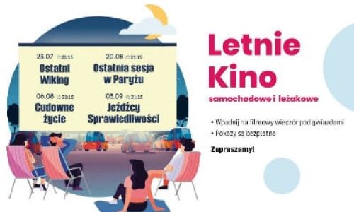 Letnie kino samochodowe i leżakowe w CH Ursynów