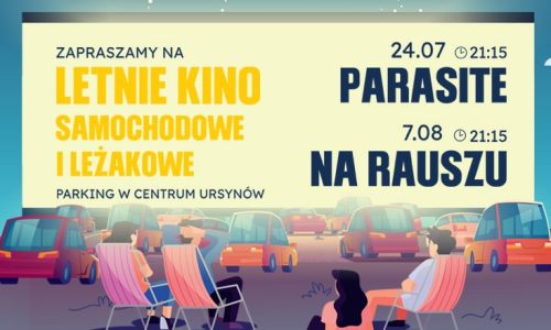 Letnie kino samochodowe i leżakowe w Centrum Ursynów