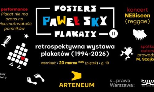 Noc Muzeów „Weź Plakat” finisaż wystawy Pawła Sky'a "POSTERS / PLAKATY"