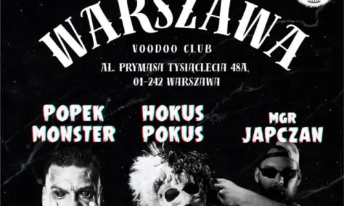 Oprychy z Getta – Hokus Pokus, Japczan, Popek + support Zaczarowany Burdel
