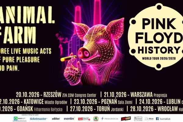 Pink Floyd History Animal Farm World Tour 2026