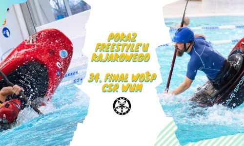 Pokaz freestyle'u kajakowego dla WOŚP