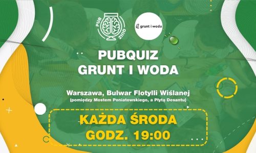 PubQuiz w Grunt i Woda | Drużynowy quiz z nagrodami