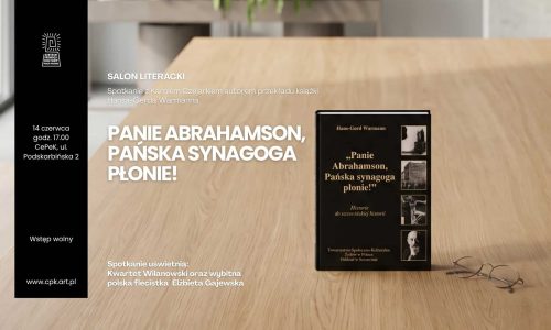 Salon Literacki: „Panie Abrahamson, Pańska synagoga płonie!”