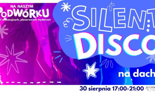 Silent disco na dachu na zakończenie wakacji