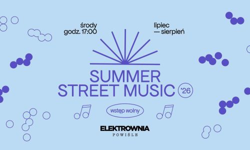 Sommerliche Straßenmusik im Elektrownia Powiśle