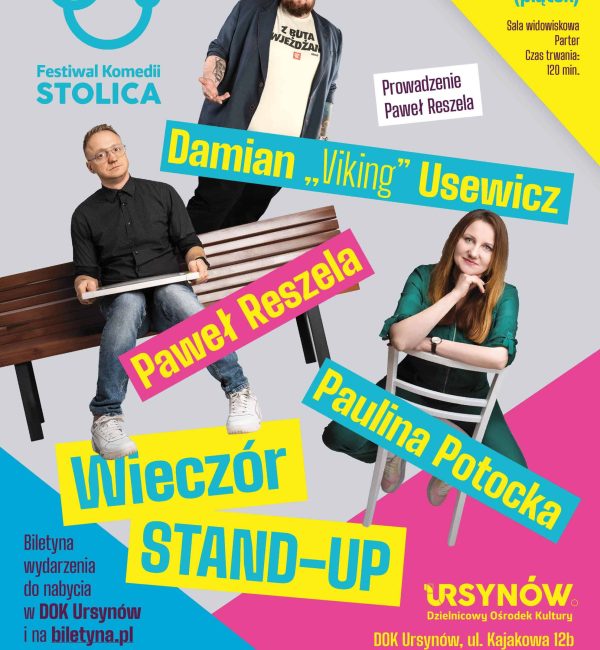 VIII Festiwal Komedii STOLICA - wieczór STAND - UP