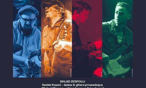 VODA – fusion-rock/prog-rock Muzyka grupy VODA, swą złożonością uwodzi wymagających melomanów, pozostając atrakcyjną w odbiorze dla klasycznych odbiorców. BILETY: https://bilety.io/xWVrw Dobrze przyjęty zarówno przez słuchaczy jak też krytykę (Teraz Rock, Magazyn Gitarzysta) album ONERARE w 2015 roku zwiastował udaną, chociaż nie najłatwiejszą drogę dla zespołu. Intensywne koncerty w kraju, Czechach, Słowacji, Niemczech i Litwie zaowocowały w 2019 kolejnym materiałem, który ukazał się w 2019 na albumie AMPHIBIA. Kiedy ogłoszono Covid zespół nie poddał się, jako jedni z pierwszych zaczęli nadawać relacje z prób, grać dla publiczności w sieci. Jednym z takich koncertów był zapis z krakowskiego Dworku Białoprądnickiego. Muzycy grają tam również na fortepianie i kontrabasie, aby wykonać osobliwe wersje swoich kompozycji. Materiał ten ukazał się w 2020 roku jako podwójny CD/DVD PARALLAXIS i z powodu przestarzałego już wtedy nośnika został nazwany "ostatnim DVD na świecie"). Najnowszym dotychczas albumem trio jest ENDORPHINUM AQUATUM z przełomu 2022/2023 roku. Promując go zespół zagrał trasę po wielu krajach Europy (Walia, Anglia, Francja, Belgia, Holandia, Luxemburg i wiele innych), czym utwierdził swoją pozycję jako solidnego przedstawiciela rocka progresywnego. W 2024 Voda obchodziła 10 lecie powstania, na koncertach 10 ciolecia muzycy występowali wraz z zaproszonymi gośćmi (m.in Magdą Bożyk, Martą Przeradą, muzykami z poprzednich składów zespołu oraz Bogusławem Mietniowskim (2+1, Andrzej Zaucha). Trio zagrało swoje kompozycje dotychczas na koncertach w 14 krajach, na wielu scenach festiwalowych i klubowych, z których w ostatnich najważniejszymi były: Rok 2025 -Trasa Niemcy&Luxemburg,15.HRH Prog Festival w Great Yarmouth (nominacja dla najlepszego zagranicznego wykonawcy), UK Temple of Art and Music Londyn, UK Reigen Wien, AT, Dwie trasy na Słowacji. Rok 2023 -Berlin Parkhbune Festival, HRH PROG Festival w Sheffield, UK&Europe Endorphinum Tour, (Belgia, Luxembourg, Anglia, Walia, Niemcy, Polska) Rok 2022 Rock&Roses Liege, BE, Suwałki Blues Festiwal, Podlaski Maraton Bluesowy, De Bosuil Weert, NL. VODA to zespół złożony z doświadczonych muzyków, z których każdy ma za sobą występy i nagrania z wieloma polskimi artystami, bądź niezmiennie współpracuje przy wielorakich projektach artystycznych. Radek Kopeć - śpiew, gitara prowadząca, założyciel (nagrywał i występował m.in. z Krzesimirem Dębskim, Laboratorium i wielu innymi wykonawcami), Michał Marzec - gitara basowa & keyboard, w zespole VODA od 2015 (z przerwą), producent nagrań, Jakub Miarczyński - perkusja, w zespole VODA od 2022 (nagrywał i występuje m.in. z Leszkiem Możdżerem, Trip Hop Meets Orchestra, Ennio Morricone Orchestra)
