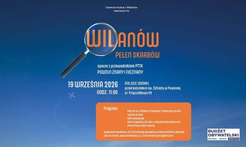 Wilanów pełen skarbów - spacer z przewodnikiem