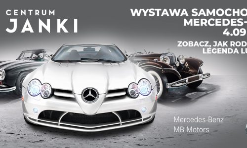 Wystawa samochodów Mercedes-Benz w CH Janki