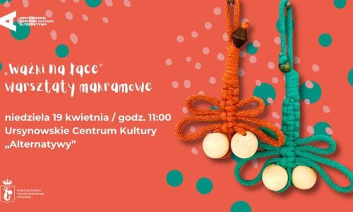 „Ważki na łące” | warsztaty makramowe